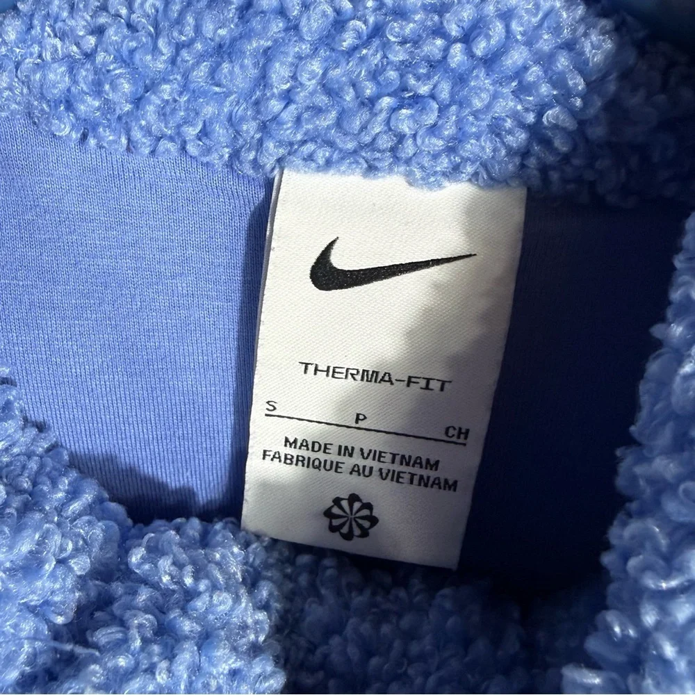 Nwt Nike Girls High-Pile Fleece Therma-FIT Training Jacket small‎ blue